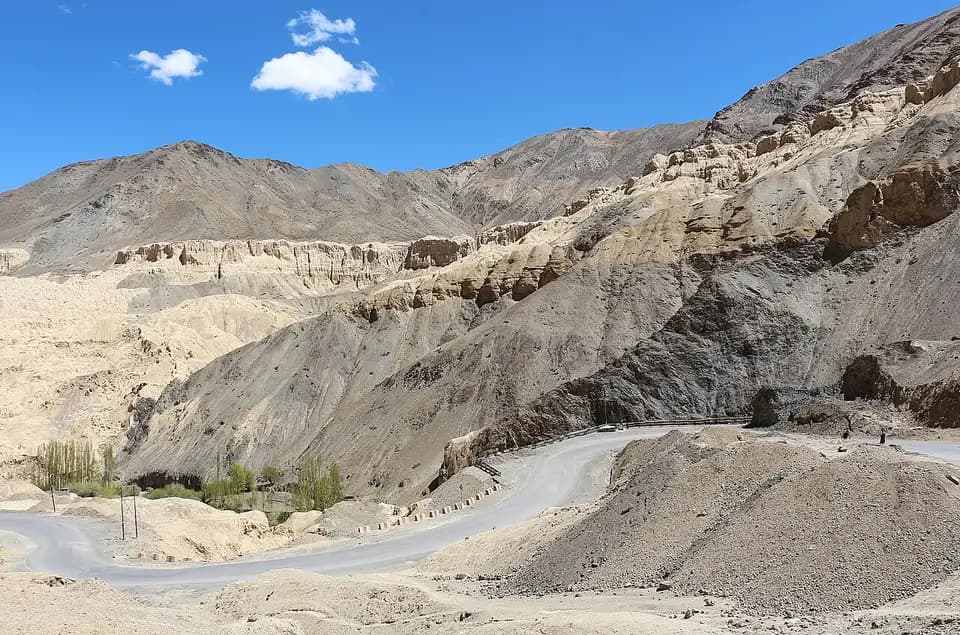 A landscape near Lamayuru, Ladakh