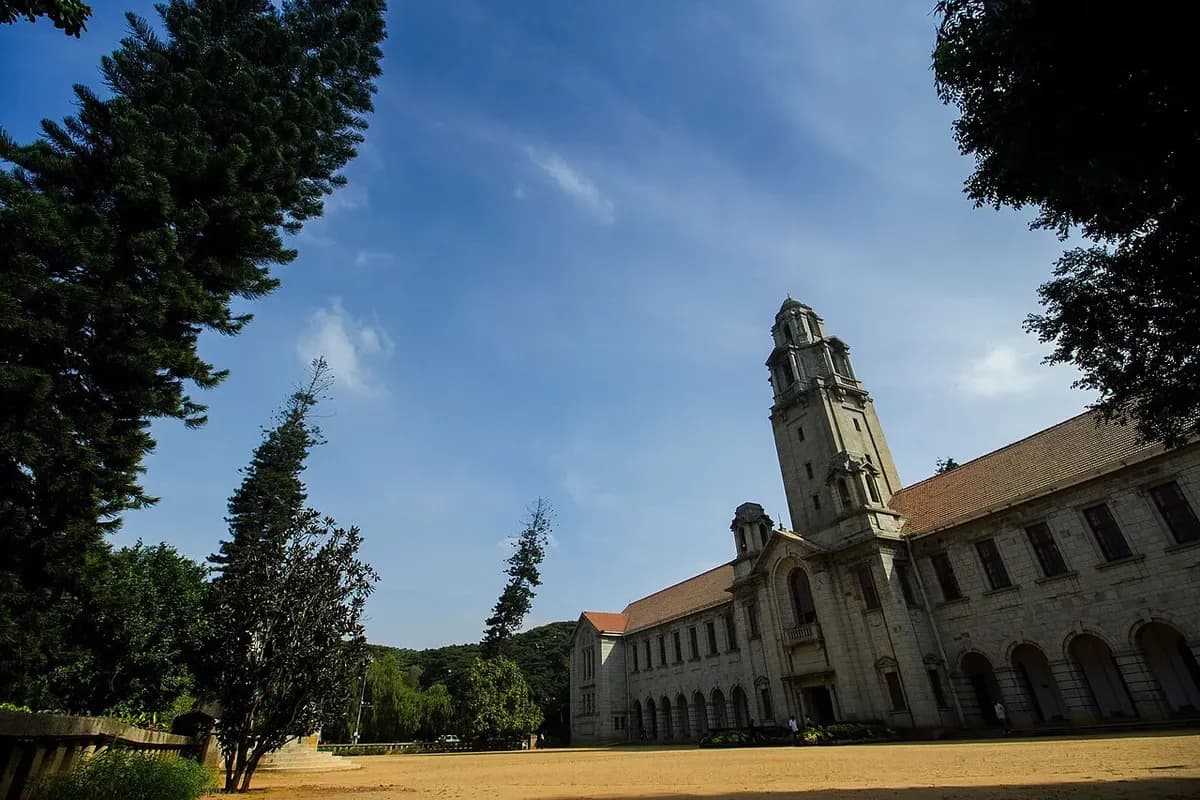 Main building of IISc in Bengaluru